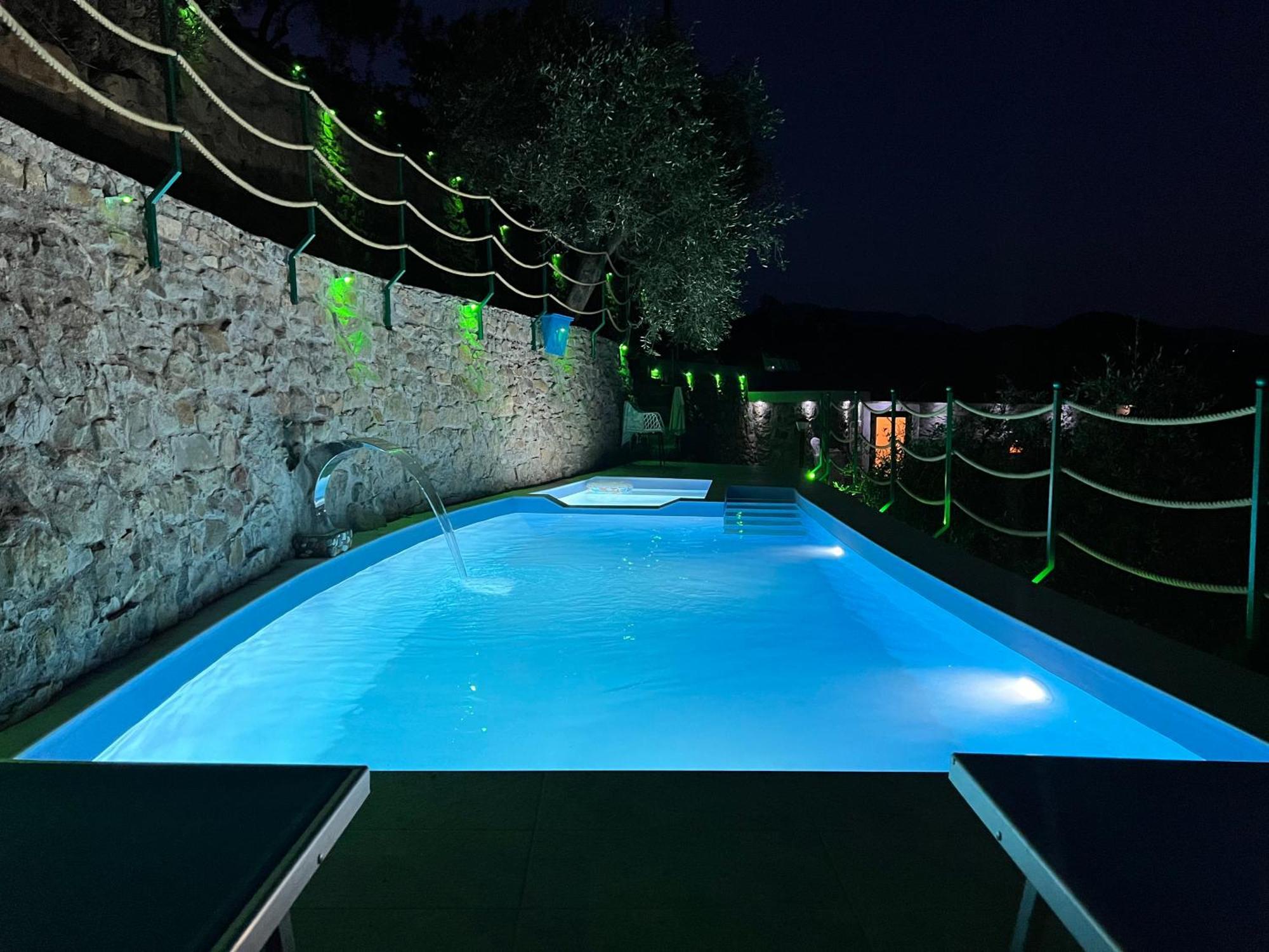 Villa Di Campagna Con Vista Mare 5 Camere Da Letto Pampara Exterior photo