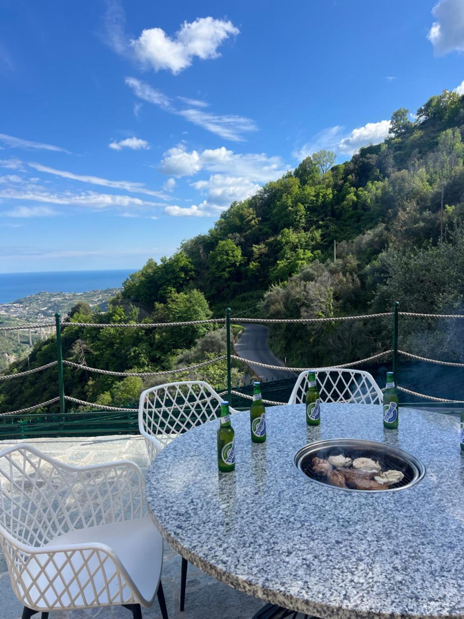 Villa Di Campagna Con Vista Mare 5 Camere Da Letto Pampara Exterior photo